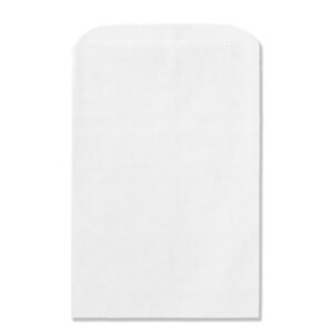 White Kraft Paper Merchandise Bags