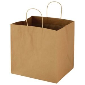 Wide Gusset Takeout Bag s Large with handle